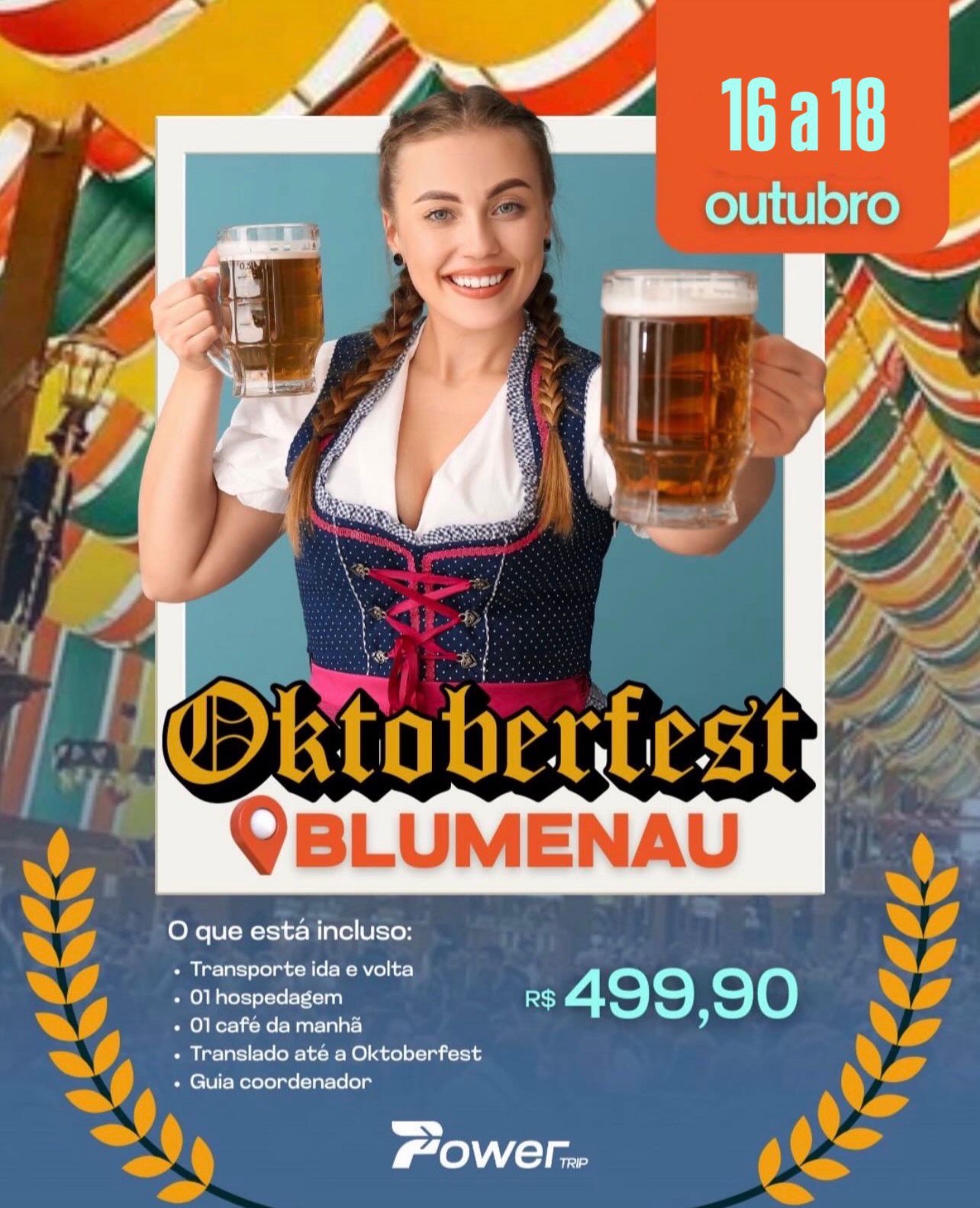 Oktoberfest Blumenau 16 a 18 de outubro