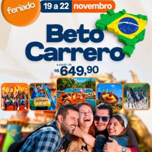 Beto Carrero 19 a 22 de novembro